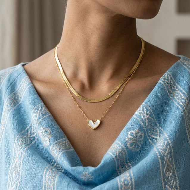 Layered Heart Necklace