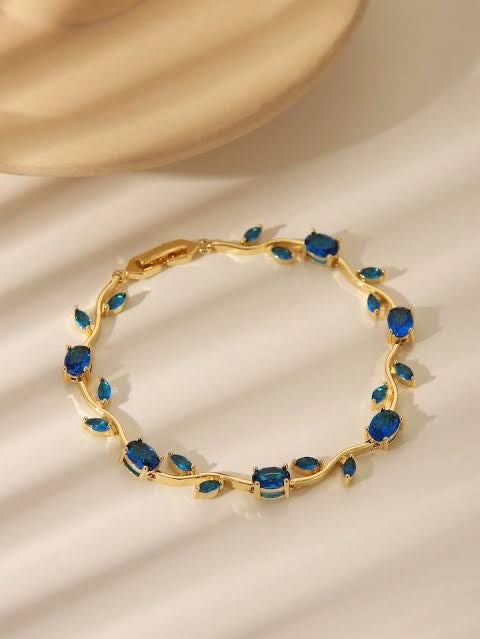 Blue Tulip Bracelet