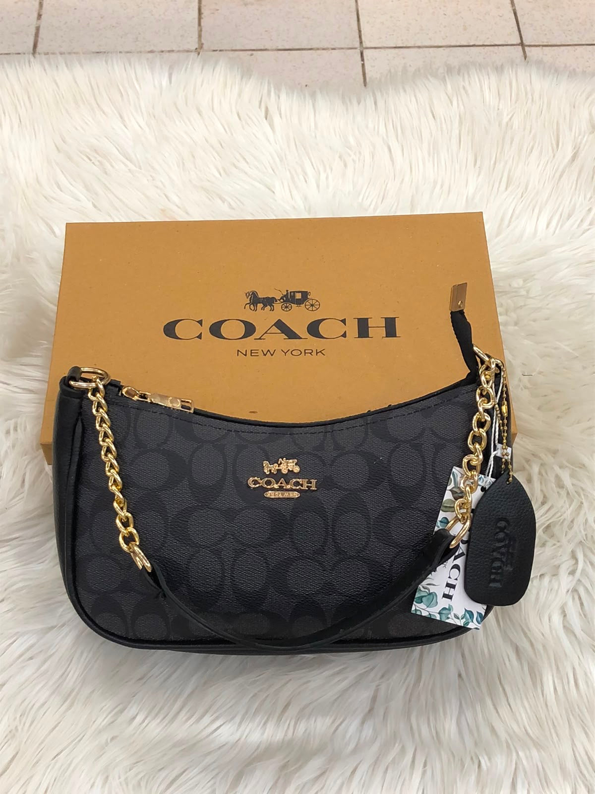 Coach Teri Bags (with box & long strap & dustbag)