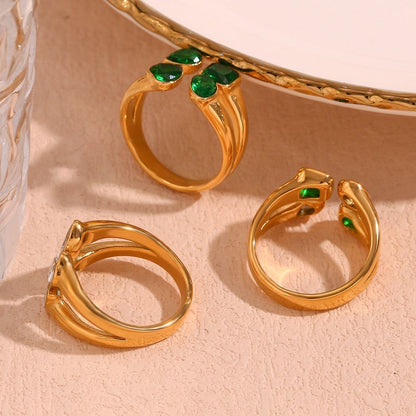 Emerald Bloom Ring