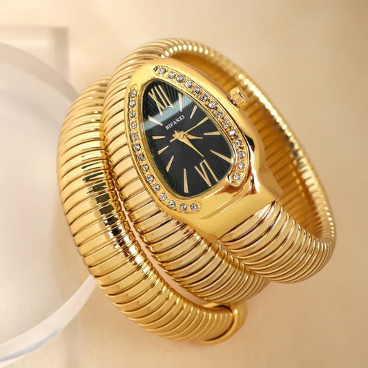 Triple-Wrap Snake Watch
