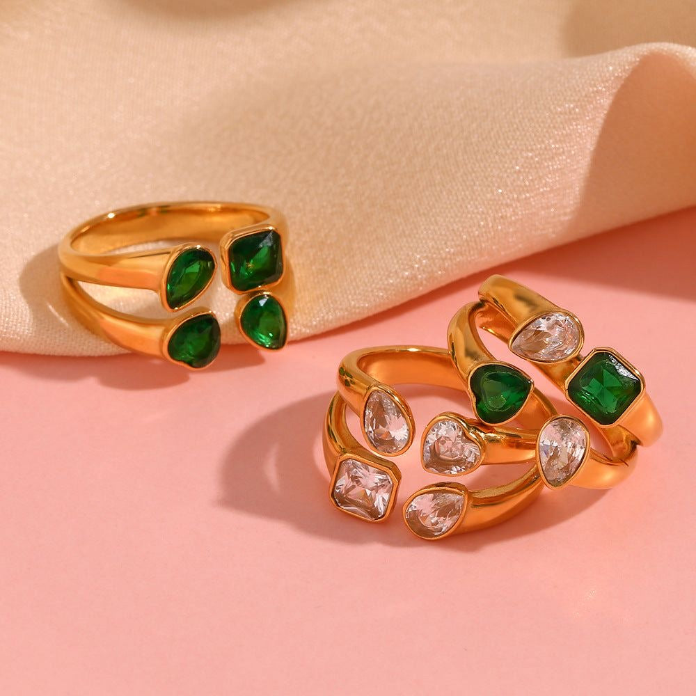 Emerald Bloom Ring