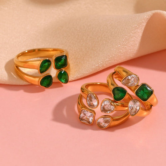 Emerald Bloom Ring