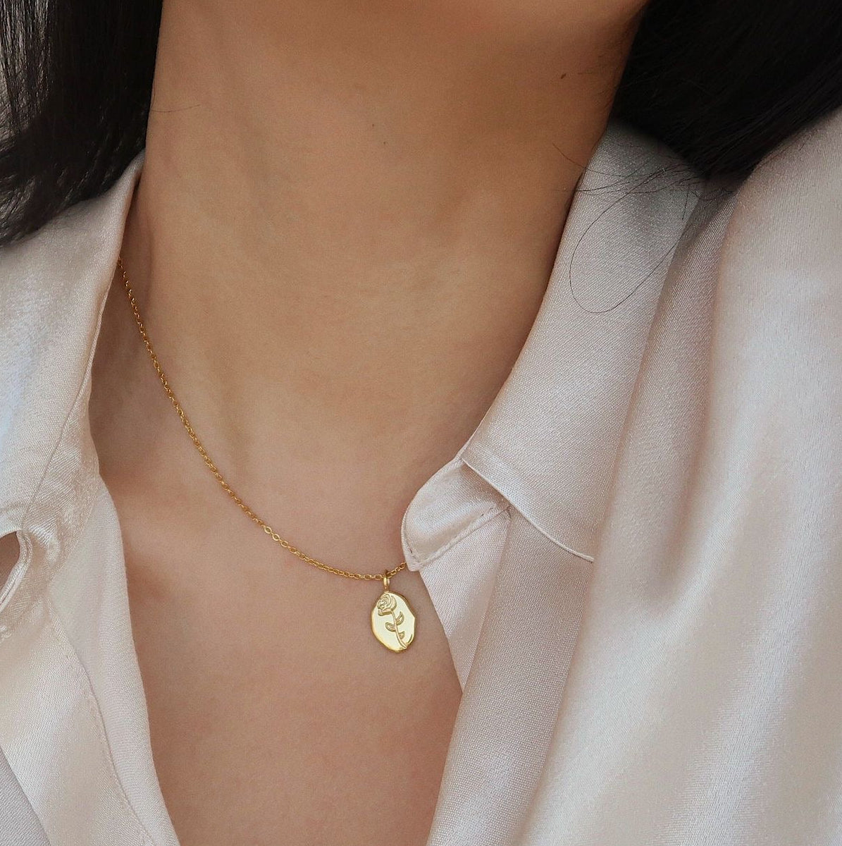 Golden Flower Necklace