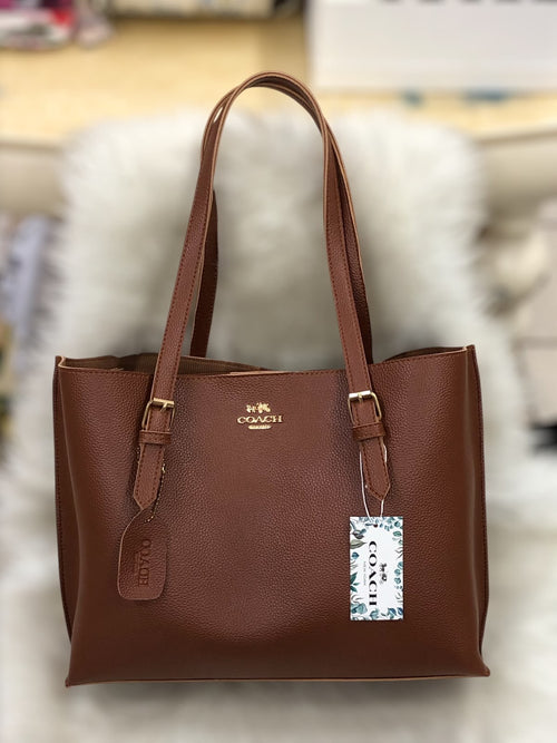Coach Tote Bag (black & blue)
