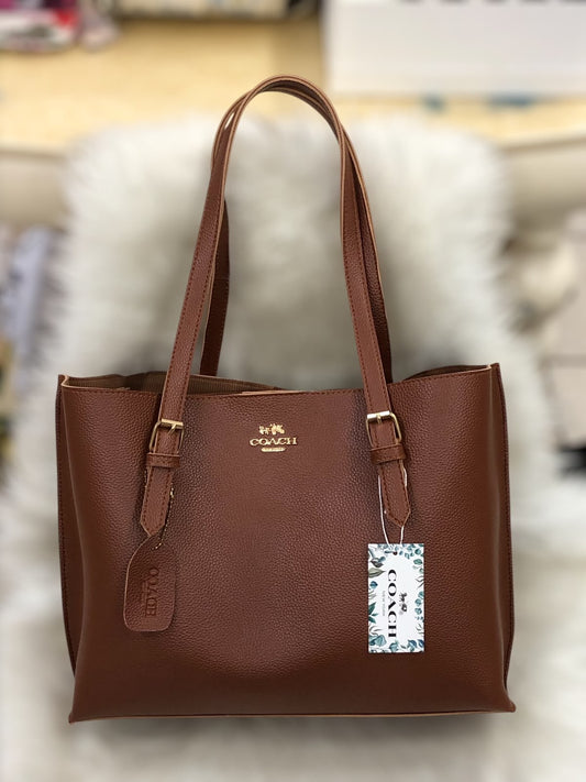 Coach Tote Bag (black & blue)