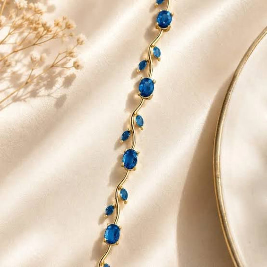 Blue Tulip Bracelet