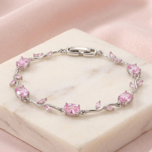 Pink Tulip Bracelet