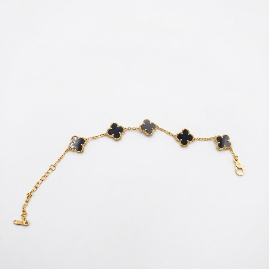 Double Sided Clover Bracelet
