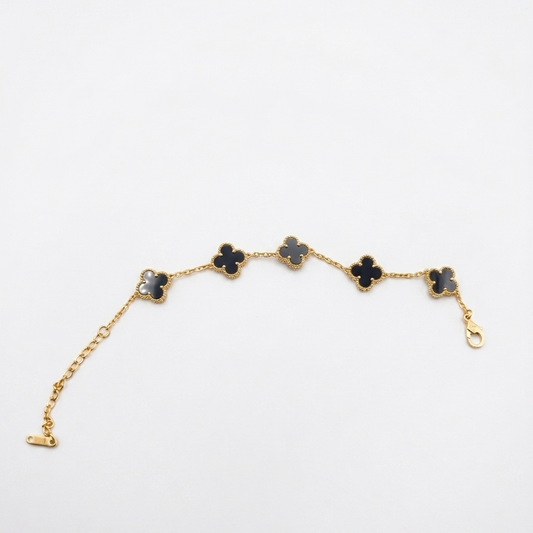 Double Sided Clover Bracelet