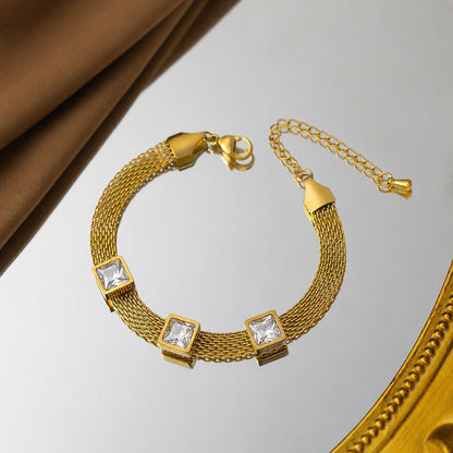 Mesh Stone Bracelet