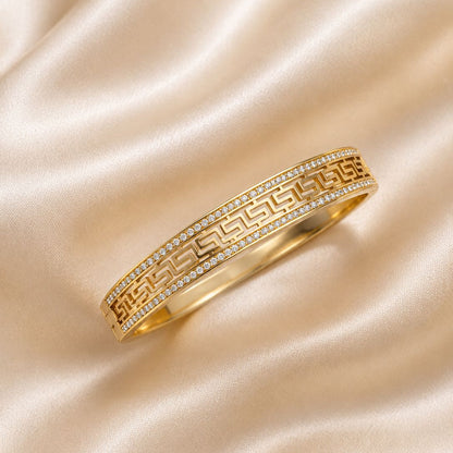 Greek Key Cluster Bracelet