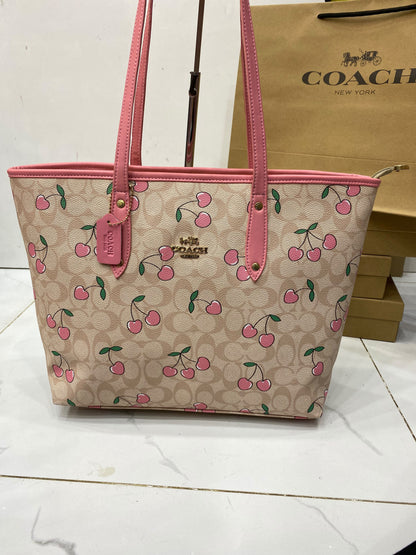 Coach TOTE Cherry Pink (with dustbag)