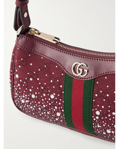GUCCI crystals Inspired Shoulder Bag (with box)