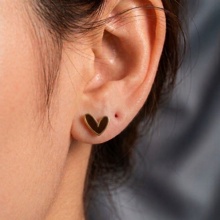 Heart Studs